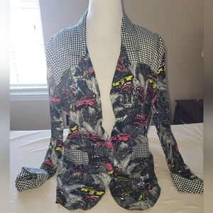 SURYA NWT Vintage Colorful Patterned Blouse. Size L.